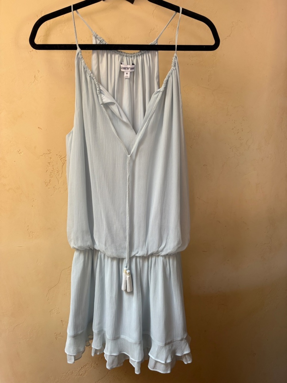 Sz M Elizabeth and James Light Blue Midi Dress Never Worn